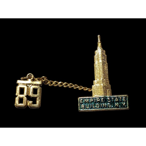 Vintage 80s Empire State Building Souvenir Pin - Etsy