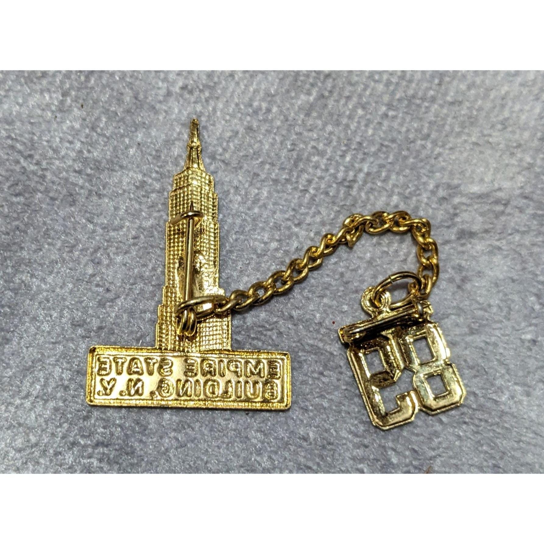 Vintage 80s Empire State Building Souvenir Pin - Etsy