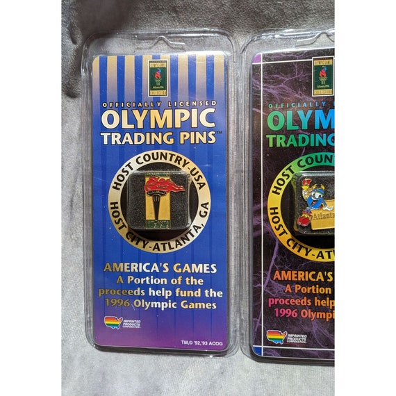 Vintage Unopened 1996 Atlanta Olympics Trading Pins - Etsy