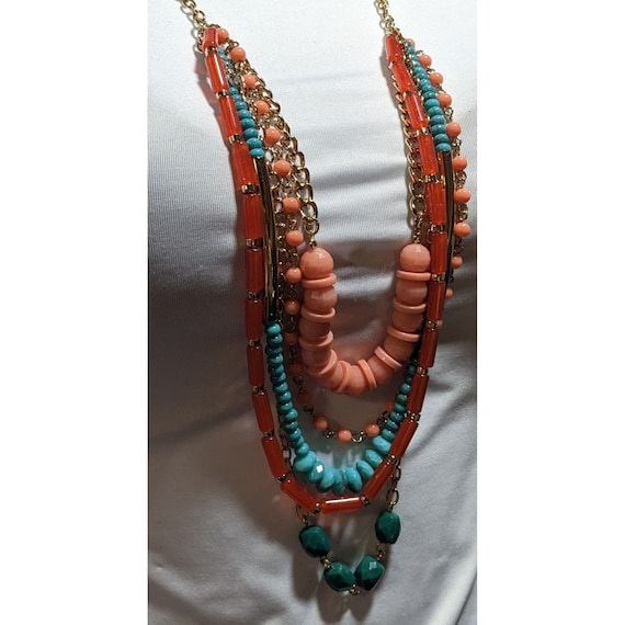 Vintage Avon Southwestern Multilayer Necklace