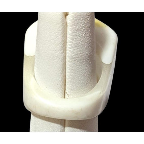 Vintage Chunky Solid And Translucent Striped Abst… - image 6