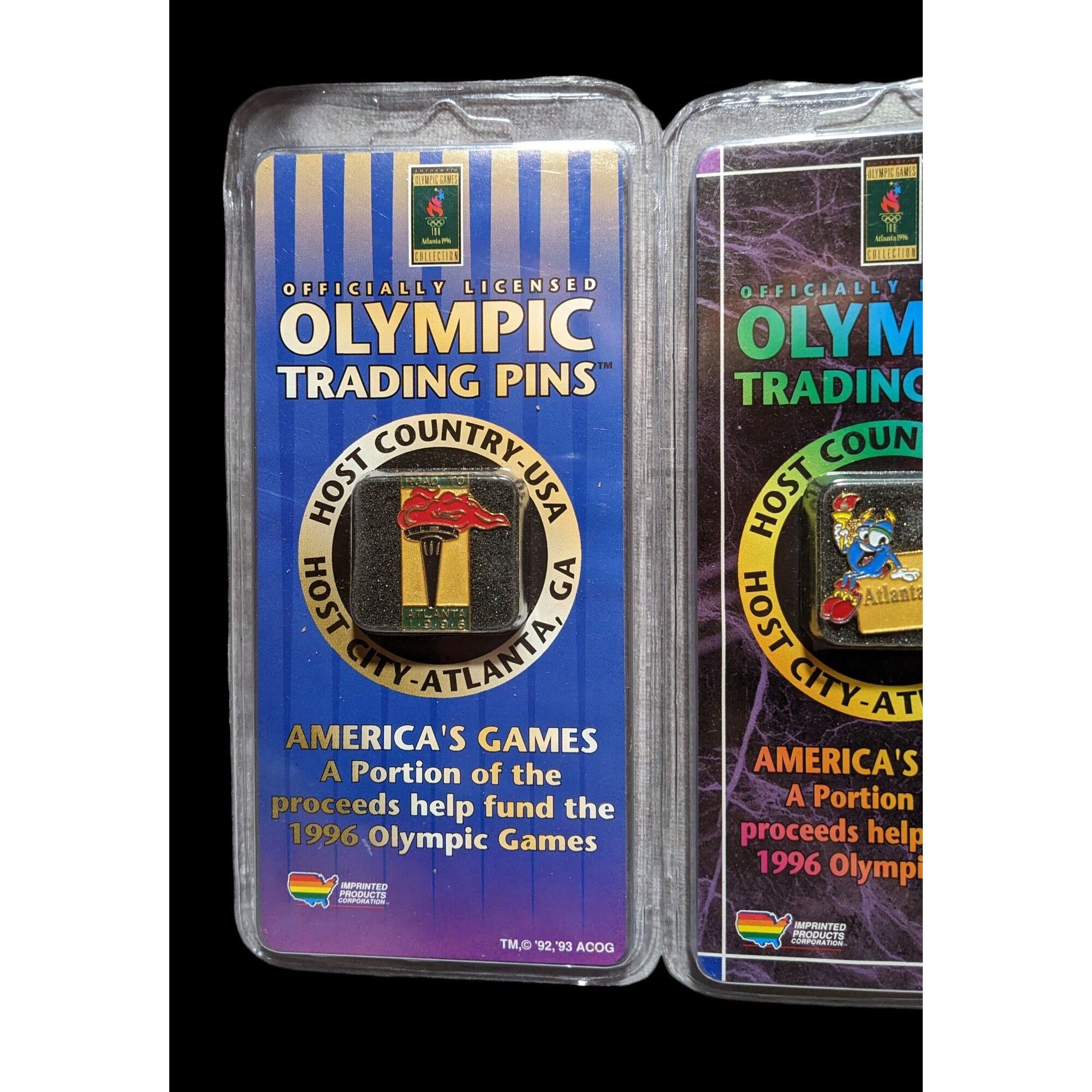 Vintage Unopened 1996 Atlanta Olympics Trading Pins - Etsy