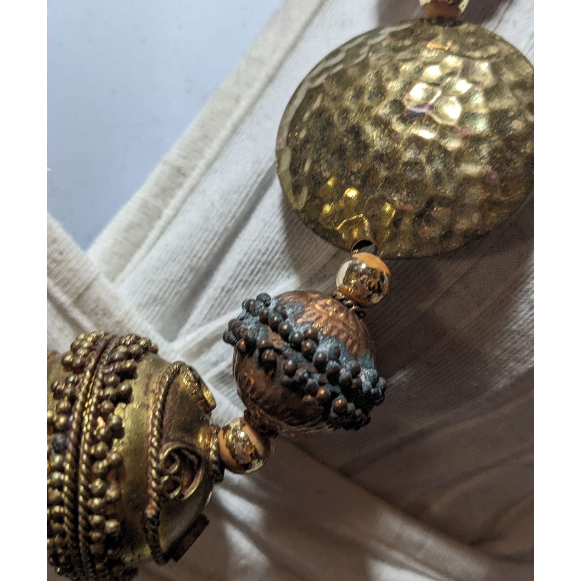 ヴィトナージュ ボヘミアン ミックスメタルビーズネックレス - Etsy 日本