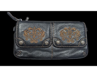 Vintage Brighton broderad läderplånbok