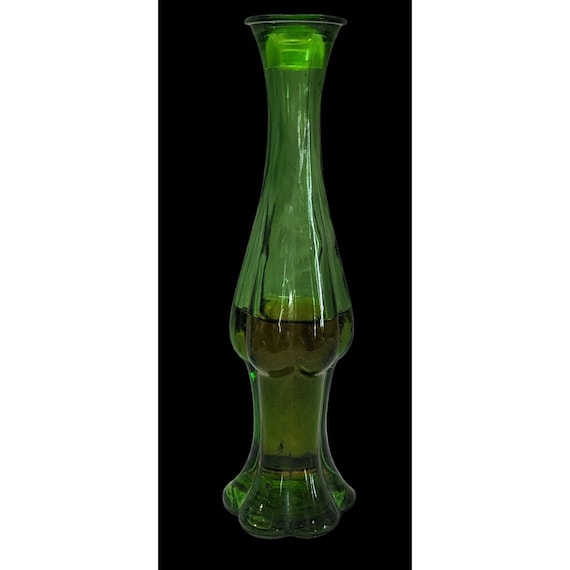 Vintage Emerald Avon Bud Vase Cologne
