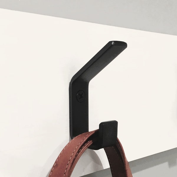 Modern FarmHouse Coat Hook, Iron Metal Coat Hooks, Black Modern Coat Hooks, Simple Industrial Metal Hook, Towel Hook, Wall Hooks