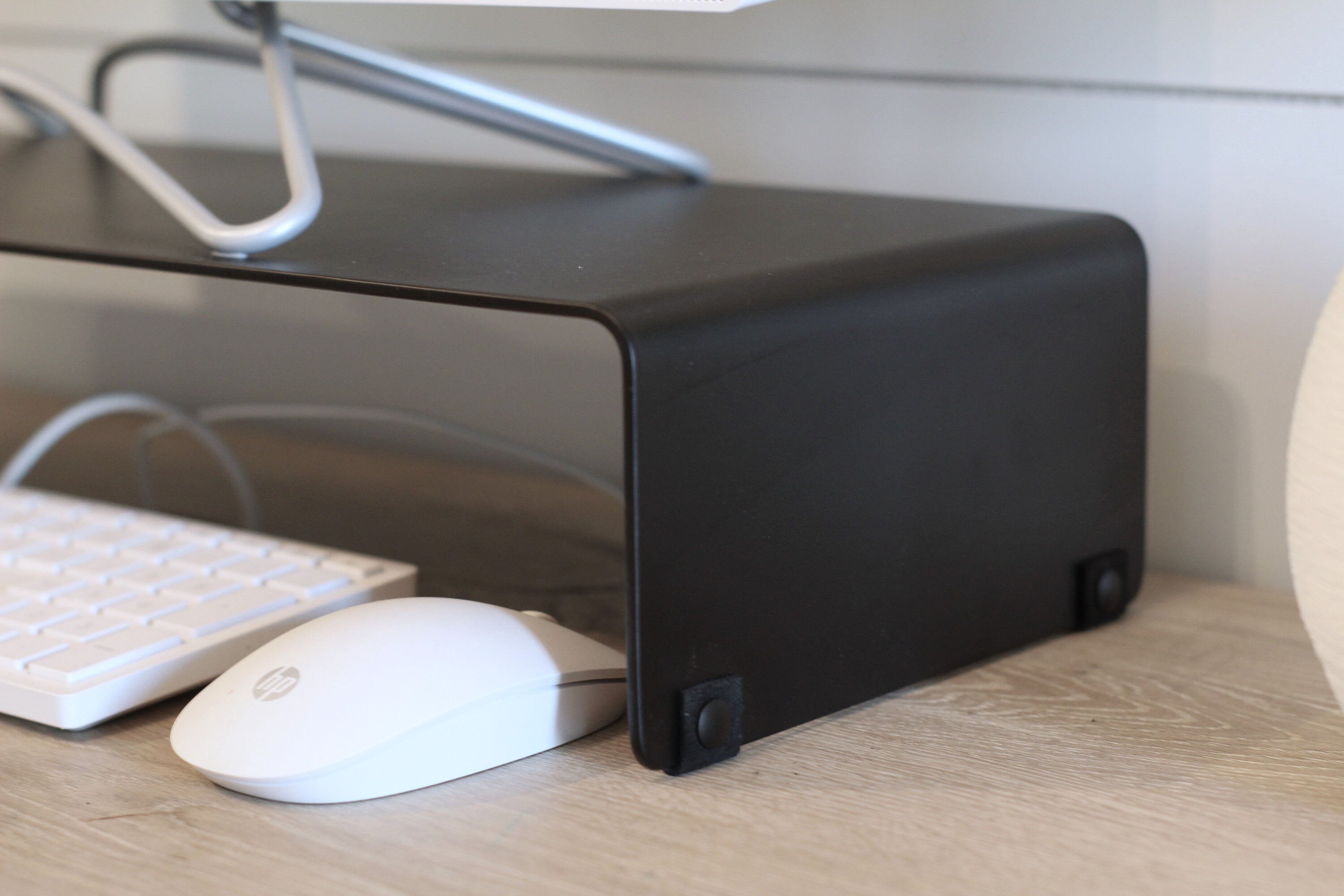 Monitor Riser Metal Black Metal Monitor Stand Riser: Desktop Organizer - Etsy