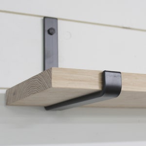 Black J shelf bracket