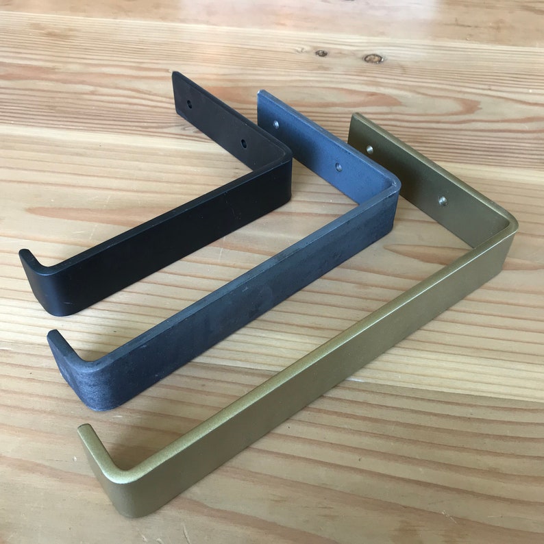 Iron Floating J Metal Shelf Bracket Heavy Duty Floating J Etsy UK