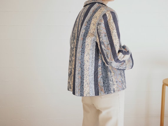 Vintage Quilted Chore Coat // Handmade Quilted Pat