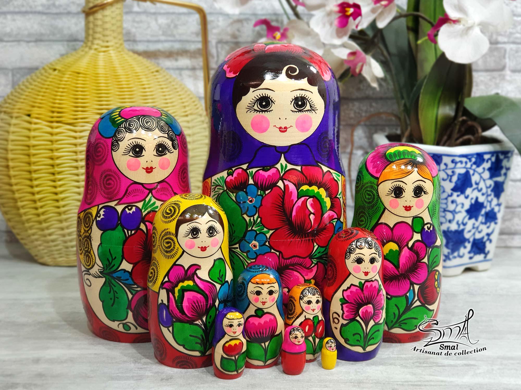 5 Poupées russes exclusive H19 Van Gogh Matriochka Russian