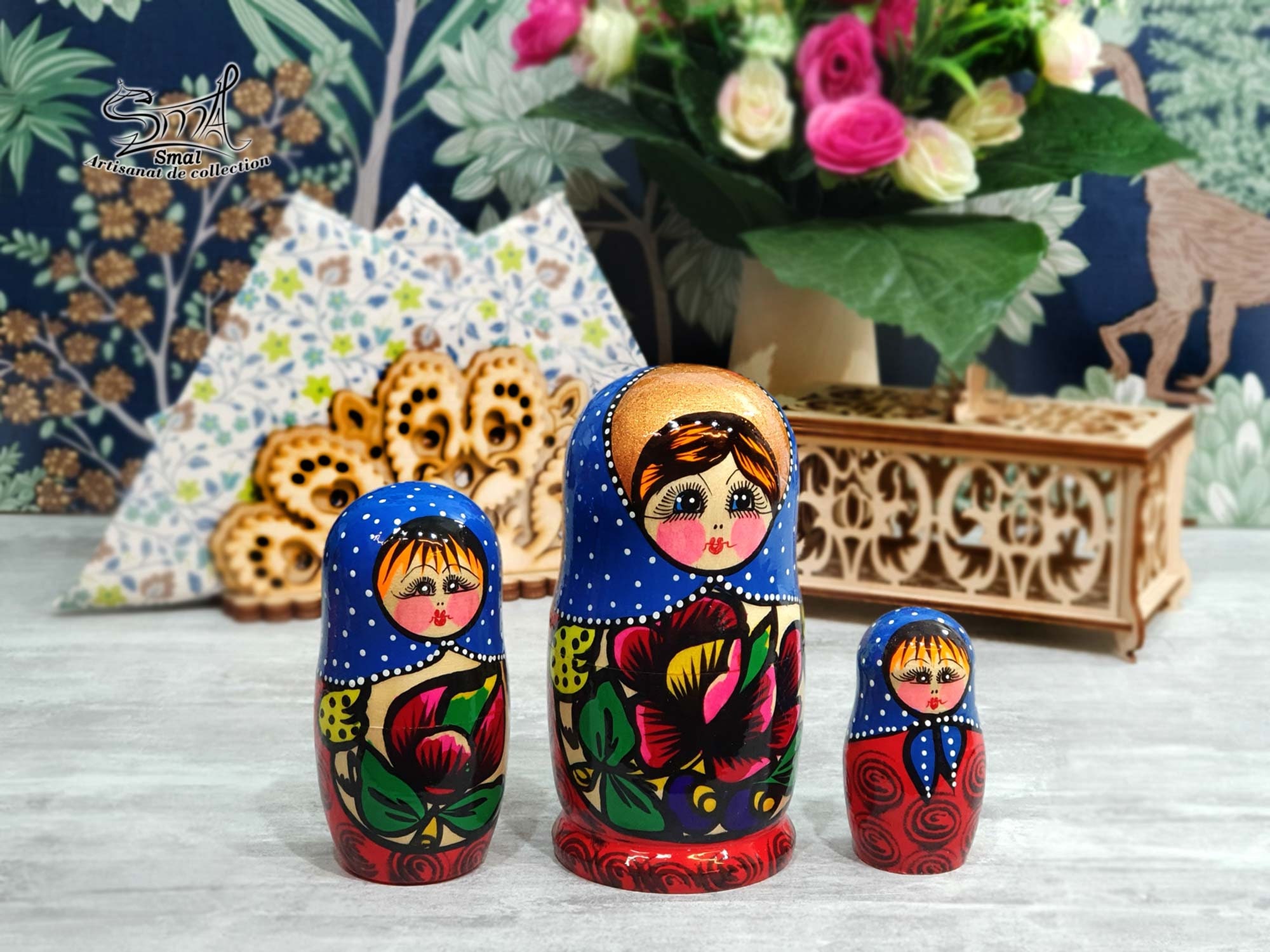 5 Poupées russes exclusive H12 Salvador Dali Matriochka Russian Doll