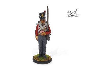 Collection 50 Soldats De Plomb Peints – Armées Napoléoniennes (8 Cm) – Infanterie Française