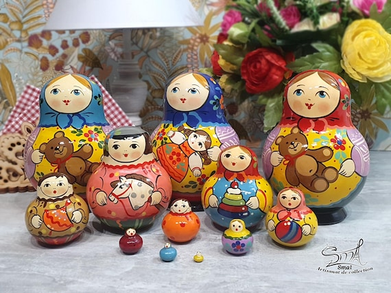 Muñecas Matryoshka Muñecas Rusas Matrioskas Rusas Muñecas Anidadas Rusas De Madera, 5 Capas, Novedad, Apilamiento Anidado, Hecho A Mano, Regalo De Deseos De Navidad Muñecas Matrioska Muñecas Matryoshka Muñecas Rusas Matrioskas Rusas Muñecas Anidadas Rusas De Madera, 5 Capas, Novedad, Apilamiento Anidado, Hecho A Mano, Regalo De Deseos De Navidad Muñecas Matrioska