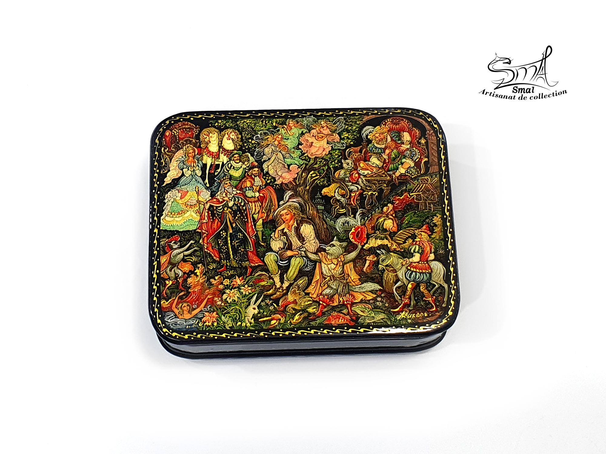 Russian Miniature Lacquered Box - Etsy