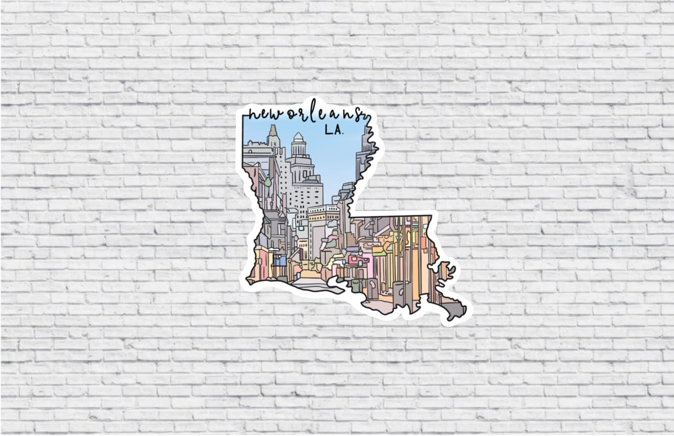 Greetings From New Orleans, Louisiana, Calamita Da Frigo Stile A - Italia - Foto 5