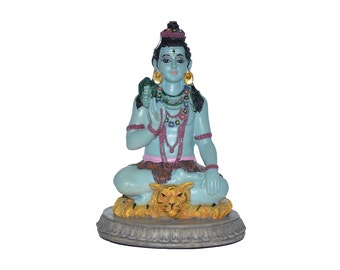 Shiva 5&quot; Shiva Statue, Shiv Shankar, Lord Shiva Statue, Shiva Sculpture, Shiva Idol, Shiva Figurine, Meditating Shiva, Lord Shiva Nandi