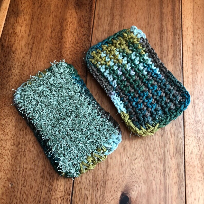 Eco friendly sponges / kitchen sponges / reusable/ washable / Etsy