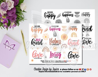 DIGITAL | Word Stickers- SELFLOVE