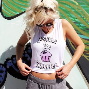Vegans Are Sweeter, Ladies’ Muscle Tank