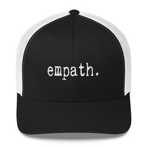 Empath Trucker Snapback, Unisex Cap, Vegan Hat, Vegan Cap, Vegan Snapback