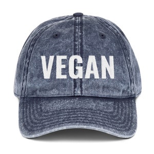 VEGAN Vintage Cotton Twill Cap