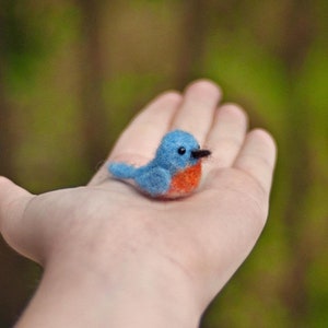 Felted Bluebird