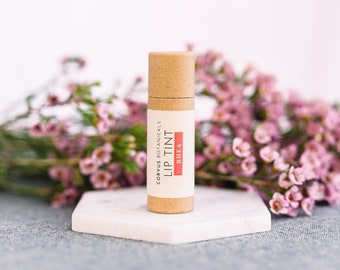 RHEA Red Lip and Cheek Tint, Eco Compostable Balm