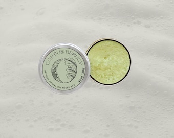 Green Tea Oatmeal Solid Facial Cleanser Bar: Vegan Zerowaste Skincare