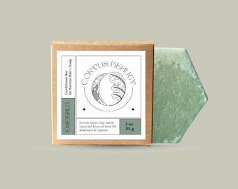 Cypress Rosemary Solid Conditioner Bar: Vegan Normal Haircare