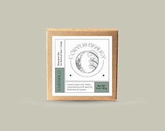 Cypress Rosemary Solid Shampoo Bar: pH Balanced Vegan Hair Care
