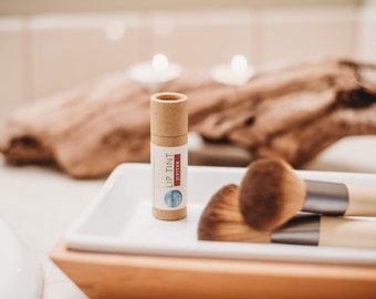 Red Lip Tint, Eco Cheek Stain, Compostable Tube