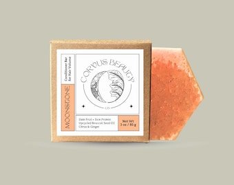 Citrus Ginger Solid Conditioner Bar: Volumizing Vegan Haircare
