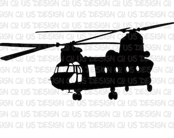CH-47 Chinook SVG file for Cricut