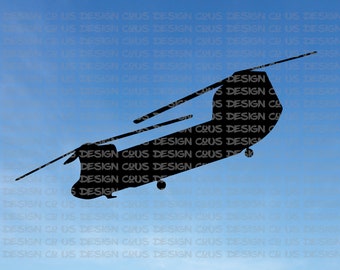 CH-47 Chinook SVG,DXF, Png, Eps, Pdf, Digital Download