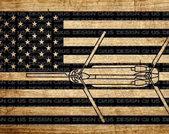 CH-47 Chinook Helicopter in US Flag SVG, Dxf, Png, Eps, Pdf, Digital Download