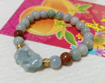 Natural Jade Pixiu Bracelet: Feng Shui Wealth Protection Jewelry