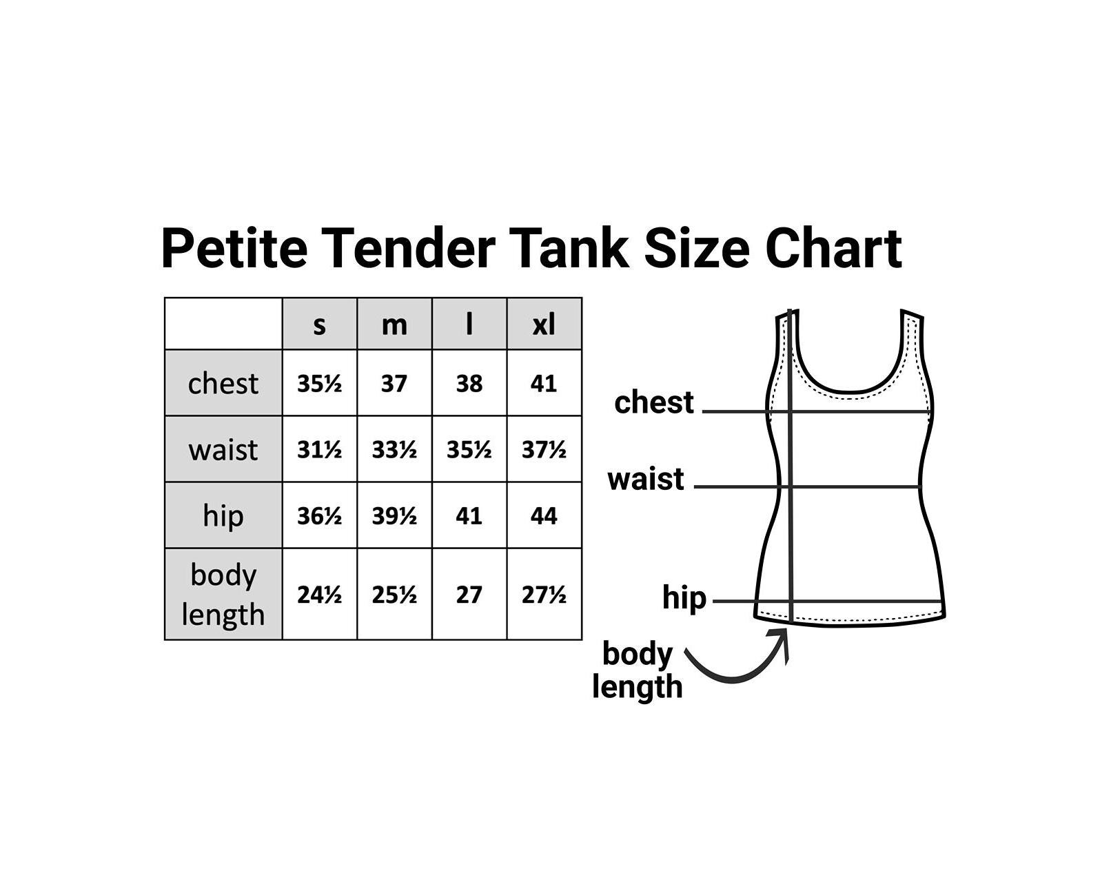 Petite Size Women's Tender Tank Adjustable Top for Post Surgery for ...