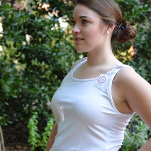 Regular Size Women's Tender Tank Adjustable Top for Post Surgery for ...