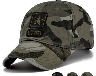 US Army Camo Caps Camouflage Dad Hats/ Embroidered Hats Baseball Hats Dad Caps Cotton hats/Baseball Caps Trucker Hats And Caps Sport Caps