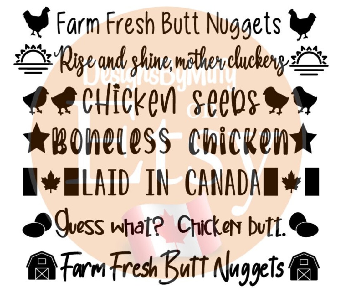 Funny Egg Carton Sayings Digital Files for Cricut, Silhouette Etsy