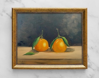 CLEMENTINE NO. 2 Art Print - Unframed Fruit Oil Painting Print