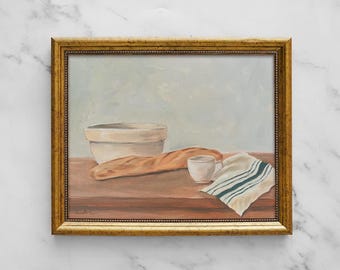 QUIET MORNING Art Print - Unframed Oil Painting Baguette Print