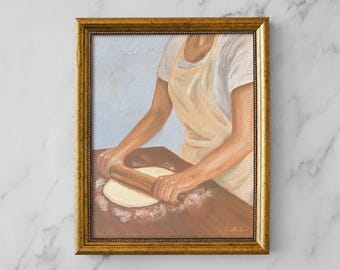 IN THE MAKING Art Print - Unframed Oil Painting Print