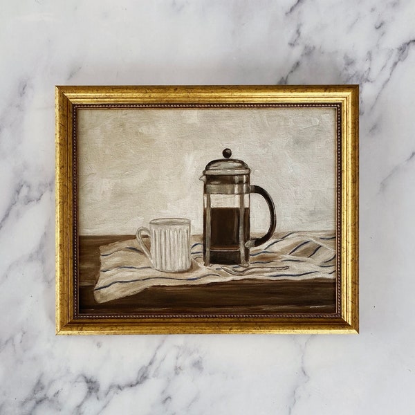 GOOD MORNING Art Print - Unframed Oil Painting Print