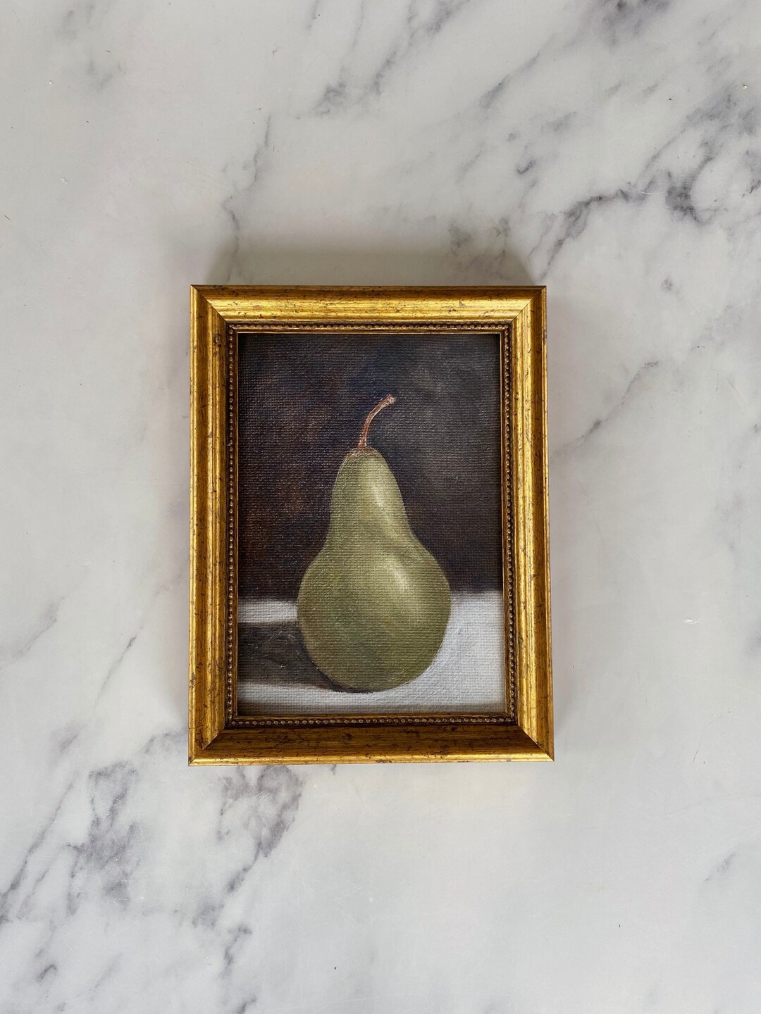 PEAR 2 Art Print Unframed Oil Painting Oil Painting Still Life Original