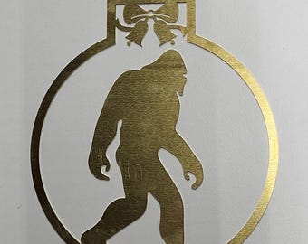 Big Foot Christmas Ornament, Sasquatch
