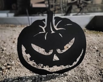 Laser Cut Metal Pumpkin