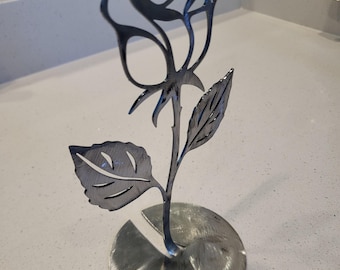Valentine's Metal Cut Rose