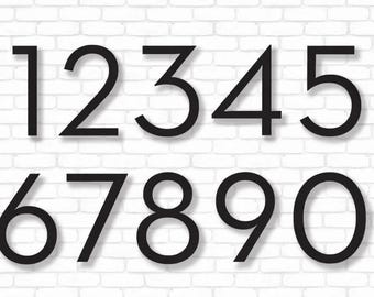 ENDFORM 12-Inch House Numbers For Outside – Large Black Metal Address Numbers With Floating Mount Or Flush Option, Modern Curb Appeal For Home, Office, Or Business